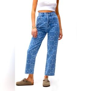 Pacsun Floral Wash Jeans